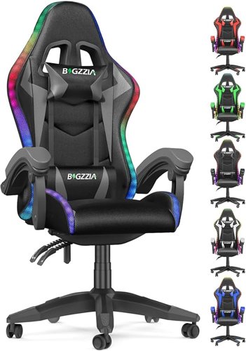 Test & avis du Chaise Gaming Bigzzia Chaise Gaming Avec Led Effets